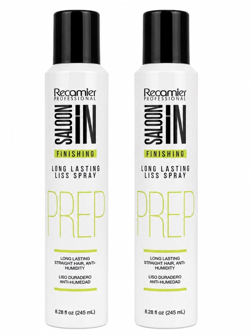 2x Recamier Salon In Prep Long Lasting Liss Spray 8.28 fl oz Anti Humidity
